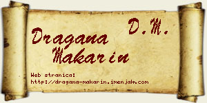Dragana Makarin vizit kartica